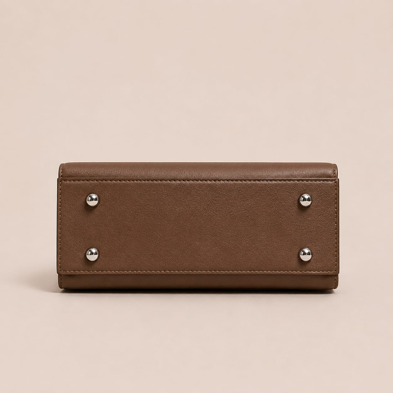 Anovya Chocolate Brown Structured Handbag - Image 7