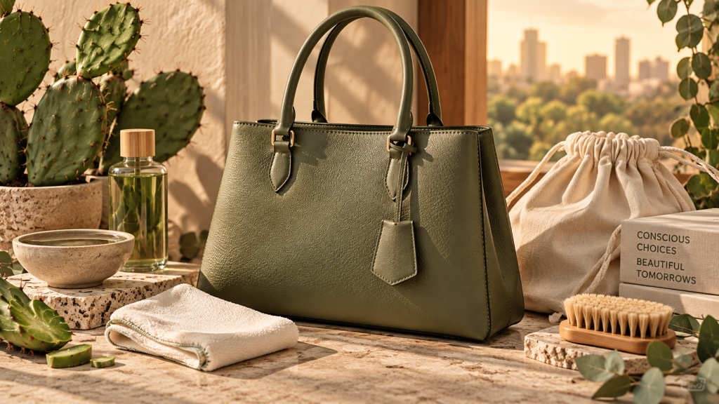 Cactus leather handbag care and maintenance