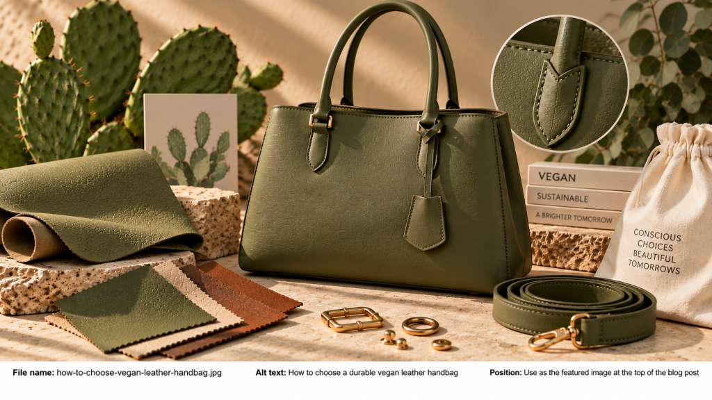 How to choose a durable vegan leather handbag